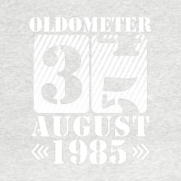 Oldometer 35 Years Old Was Born In August 1985 Happy Birthday To Me You by DainaMotteut